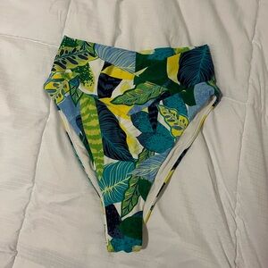 Aerie high waisted high cut cheeky bikini bottom